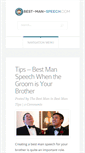 Mobile Screenshot of best-man-speech.com